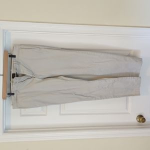 J crew 484 slim fit chinos 33x32 in light grey/white